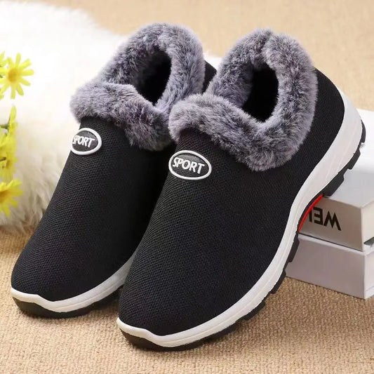 Waterproof Winter Boots for Women 2024 New Plush Snow Boots Women Ankle Boots Warm Black Couple Cotton Couples Platform Shoes